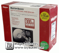 Maxtor DiamondMax 320GB SATA II/300 Hard Drive Kit in Retail Box