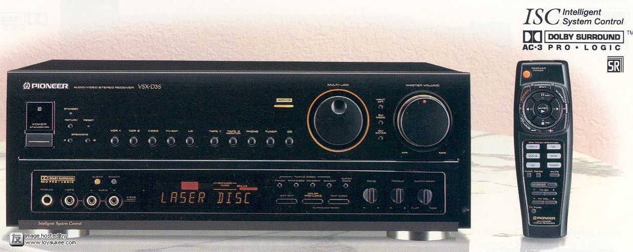 Pioneer VSX-D3S Dolby Digital Surround Sound Receiver